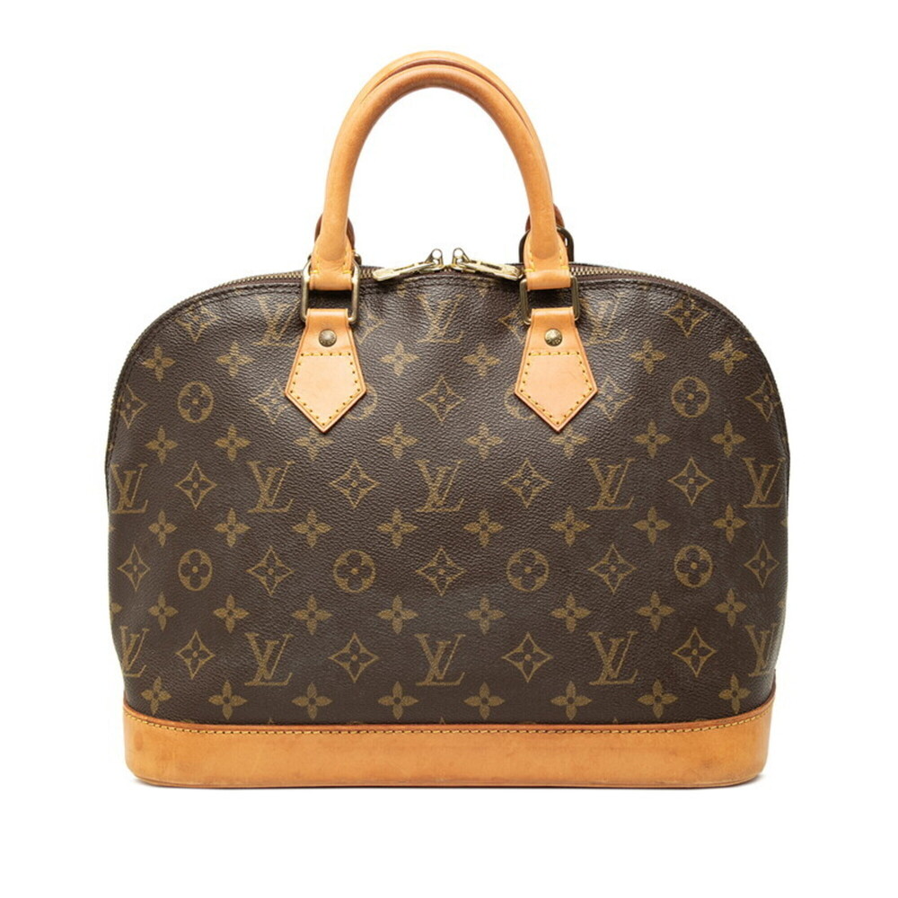 Louis Vuitton Monogram Alma PM Handbag/Shoulder Bag (2-way) M51130 Brown Leat...